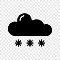 flakes, White, Christmas, winter icon svg