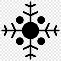 flakes, winter, cold, Snow icon svg