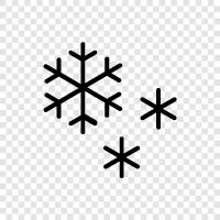 flakes, snowflakes, winter, cold icon svg