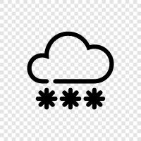 flakes, flakes falling, snowflakes, snow icon svg