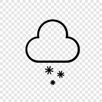 flakes, snowflakes, winter, cold icon svg