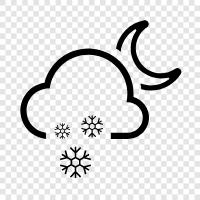 flakes, flakes falling, falling snow, winter wonderland icon svg