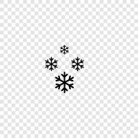 flakes, crystals, snow, ice icon svg