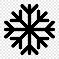 flakes, White, Christmas, Winter icon svg