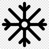 flakes, flurries, winter, cold icon svg