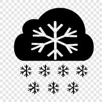 flakes, snow, winter, cold icon svg