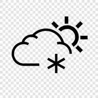 flakes, weather, winter, Snow icon svg