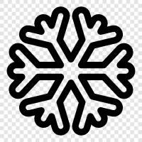 flakes, avalanche, winter, cold icon svg