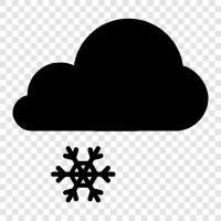 flakes, flakes falling, winter, cold icon svg