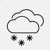 flakes, snowflakes, winter, cold icon svg