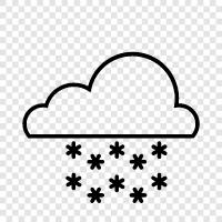 flakes, snowman, snowflakes, winter icon svg