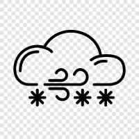 flakes, white, winter, snowman icon svg