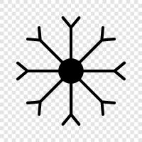 Flocken, Niederschläge, Winter, weiß symbol