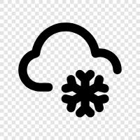 flakes, snow, winter, christmas icon svg