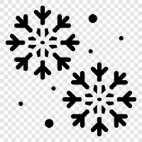 flakes, precipitation, winter, Snow icon svg