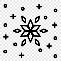 flakes, snowflakes, winter, cold icon svg