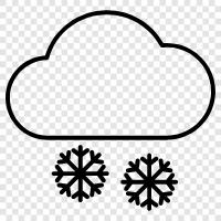 flakes, snowstorm, winter, cold icon svg