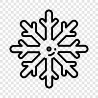 flakes, snow, snowflake, ice icon svg