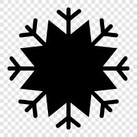 flakes, snow, snowflake, snowflakes falling icon svg