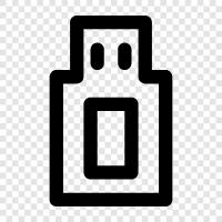 Flash Drive, External Hard Drive, Portable Drive, Memory Stick icon svg