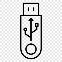 Flash Drive, Drive, Memory Stick, Portable Drive icon svg