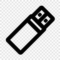 flash drive, portable hard drive, portable storage, external hard drive icon svg