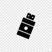 flash drives, storage, thumb drives, portable hard drives icon svg