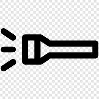 Flashlight for, Flashlight use, Flashlight for camping, Flashlight icon svg