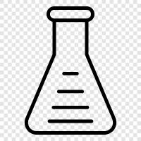 flask, glass, scientific, chemistry icon svg