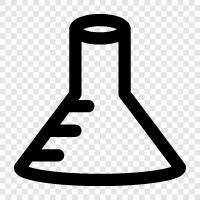 flask, flask of gas, Erlenmeyer flask, Erlenmeyer icon svg