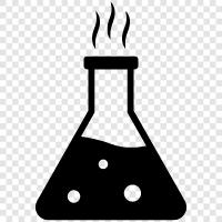 flask of science, flask of chemistry, flask of biology, flask of physics icon svg