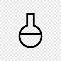 flask, glass, hydrometer, brewing icon svg