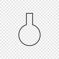 flask, drinking glass, drinking vessel, round flask icon svg