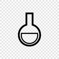 flask, glass, beaker, laboratory icon svg