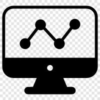 flat panel, monitor, digital, TFT icon svg