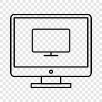 flat panels, monitors, screens, displays icon svg