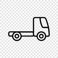 flatbed trucking, flatbed trucking company, flatbed truck icon svg