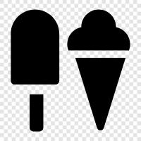 flavors, sundaes, cone, ice cream icon svg