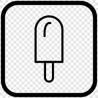 flavors, cones, sundaes, toppings icon svg