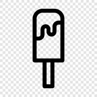 flavors, cones, sundaes, milkshakes icon svg