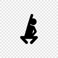 Flexibilität, Flexibilitätstraining, StretchingÜbungen, StretchingRoutine symbol