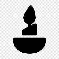 flickering, light, candle, flickering candle icon svg