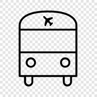 Flug, Transport, Shuttle, Taxi symbol