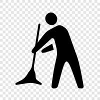 floor cleaning, cleaning floor, mop the floor, mopping the floor icon svg