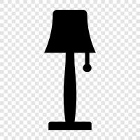 floor lamp, lamps, modern, transitional icon svg