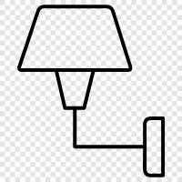 Floor Lamp, Bed Lamp, Table Lamp, Wall Lamp icon svg