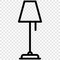Floor Lamps, Floor Lamp For Bedroom, Floor Lamp icon svg
