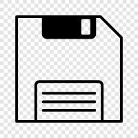 floppy disk, diskette drive, floppy disk drive, diskette media icon svg