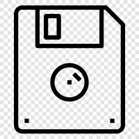 floppy disks, floppy disk drive, data storage, storage media icon svg