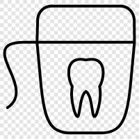 floss, dental, dental floss for gingivitis, dental floss icon svg